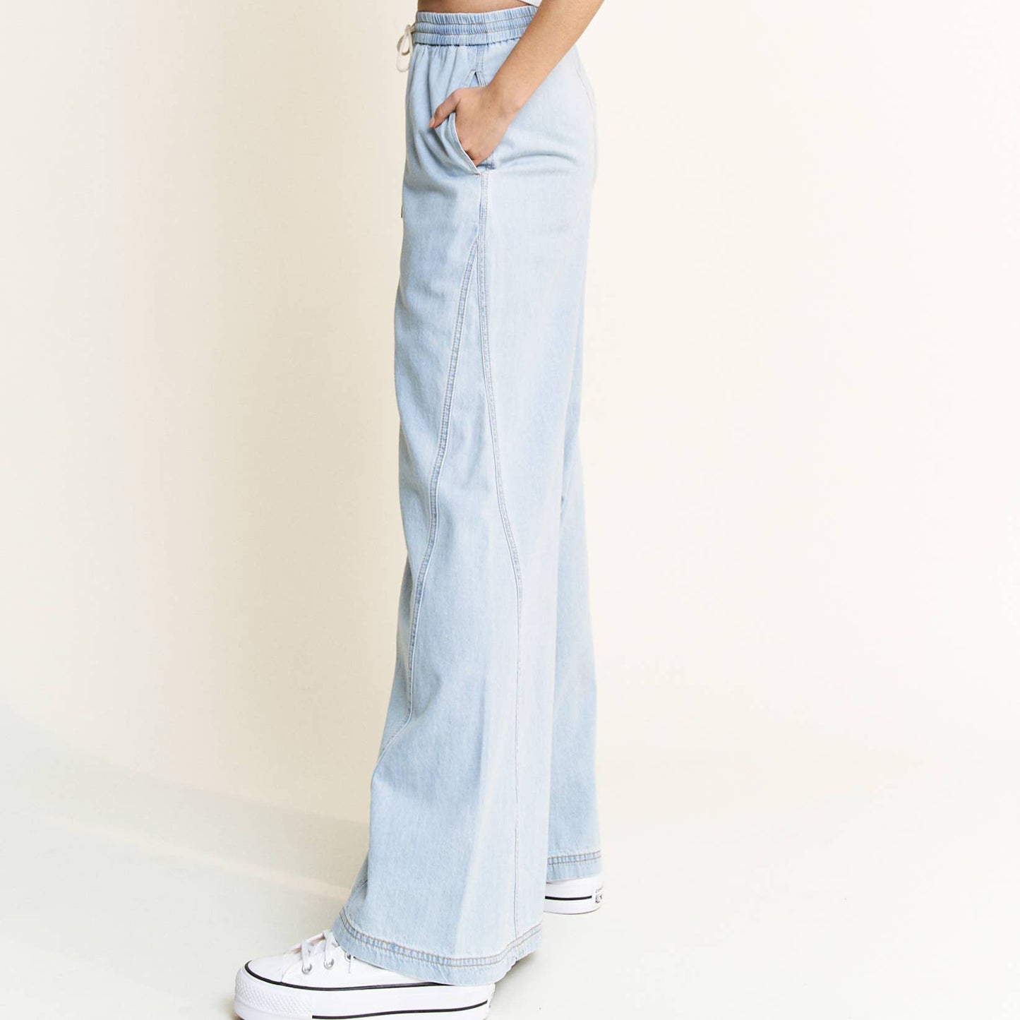 CINCH ME Ultra Soft Wide Leg Jean Pants