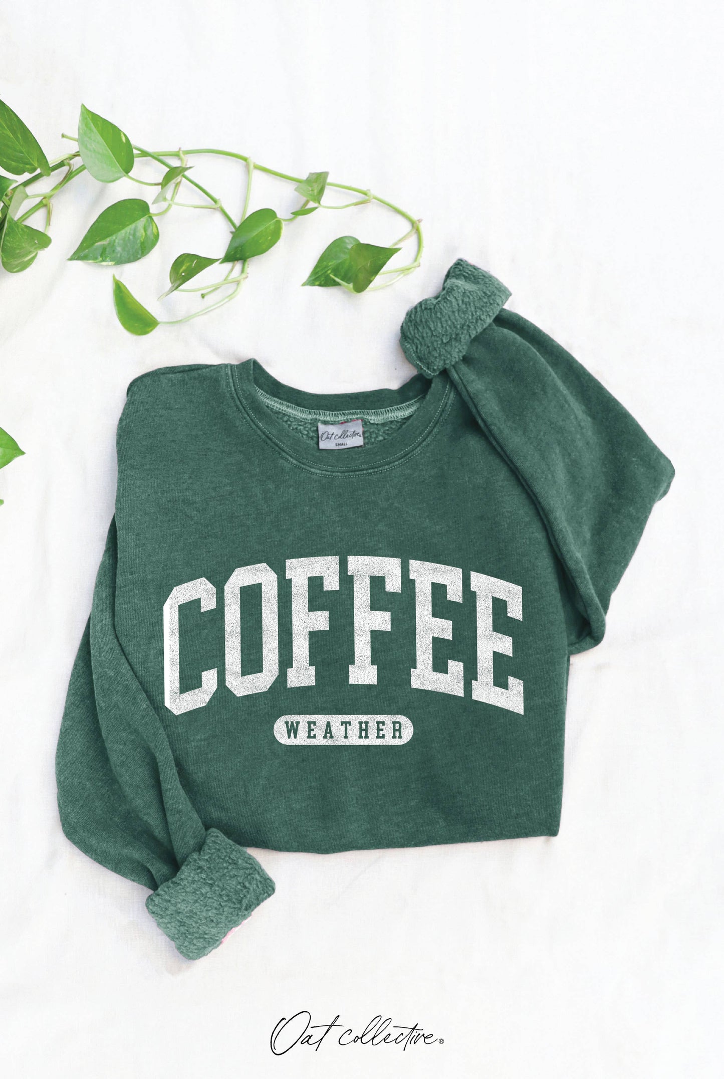 COFFEE WEATHER Mineral Graphic Sweatshirt