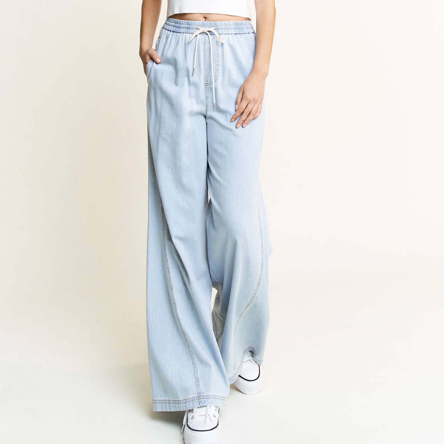 CINCH ME Ultra Soft Wide Leg Jean Pants