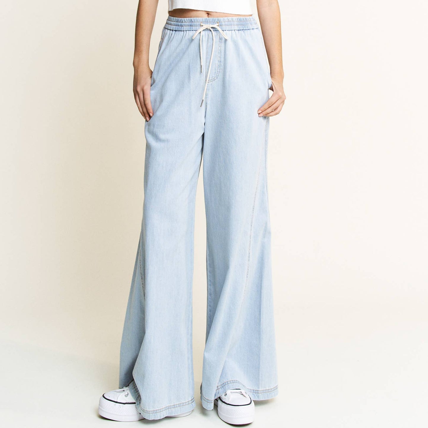 CINCH ME Ultra Soft Wide Leg Jean Pants