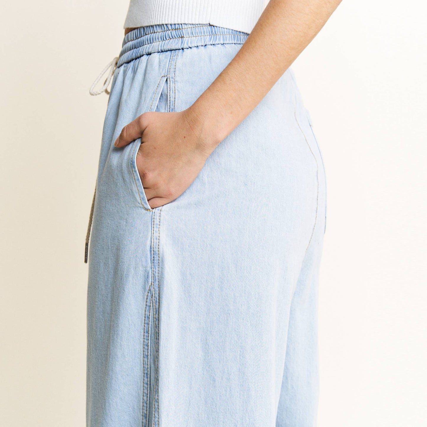 CINCH ME Ultra Soft Wide Leg Jean Pants