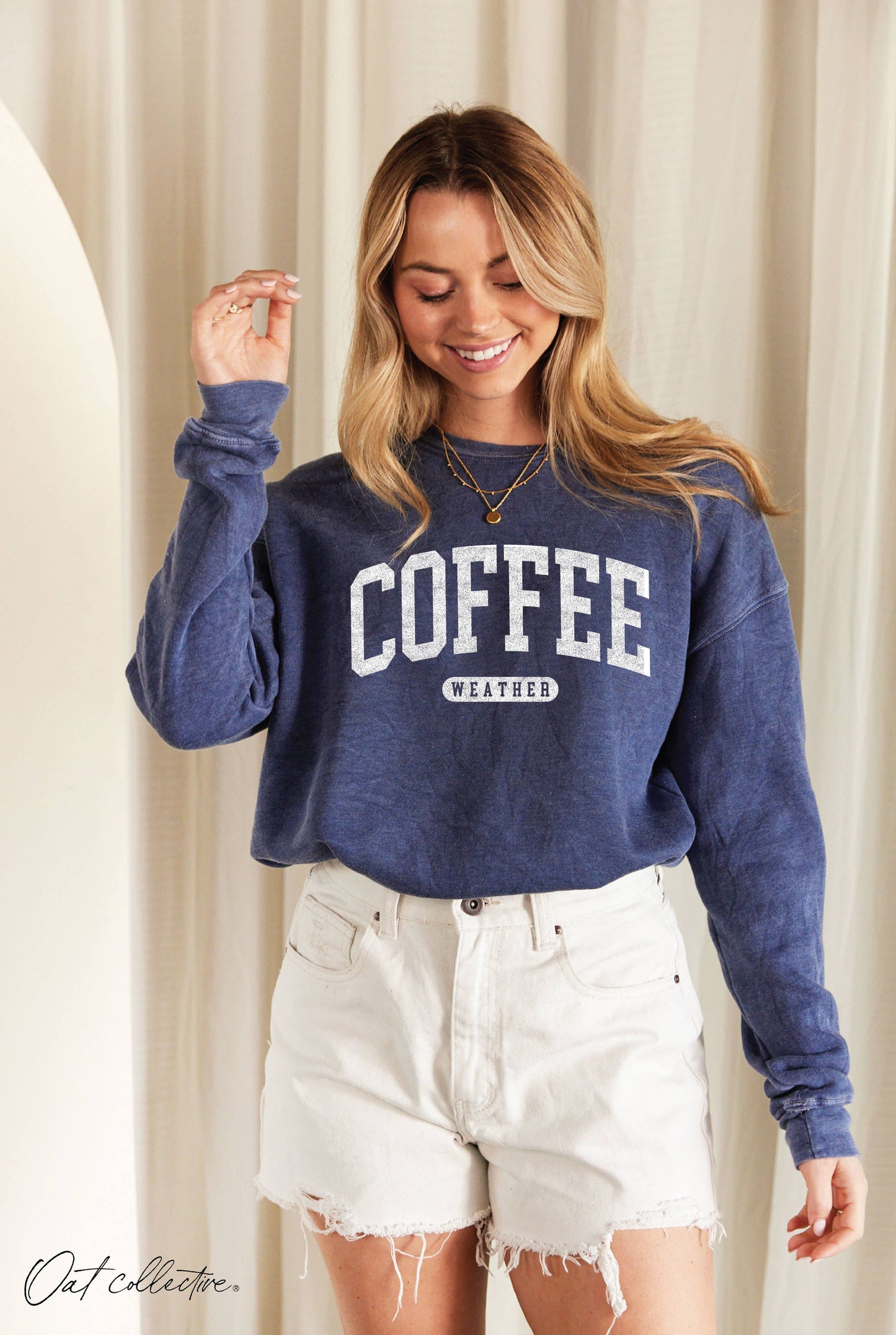 COFFEE WEATHER     Mineral Graphic Sweatshirt