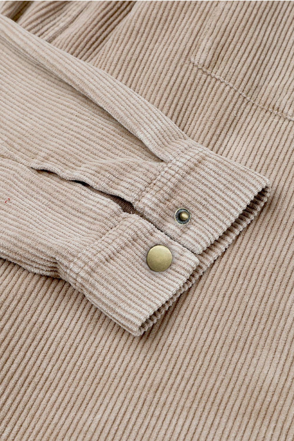 TANNER Hooded Corduroy Shacket