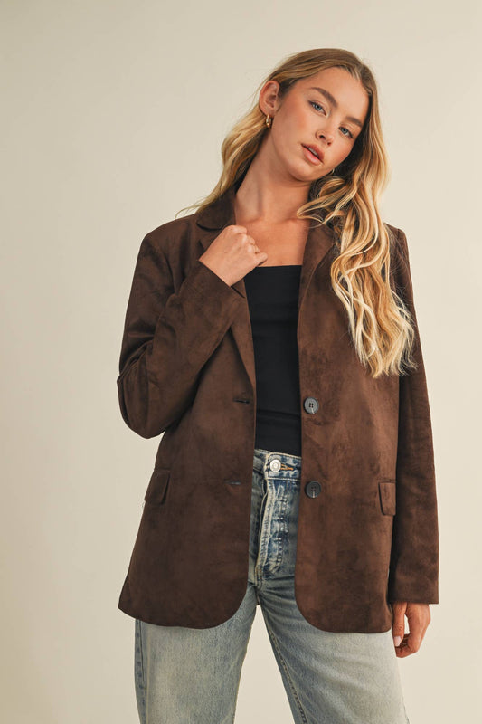 SUEDE Blazer