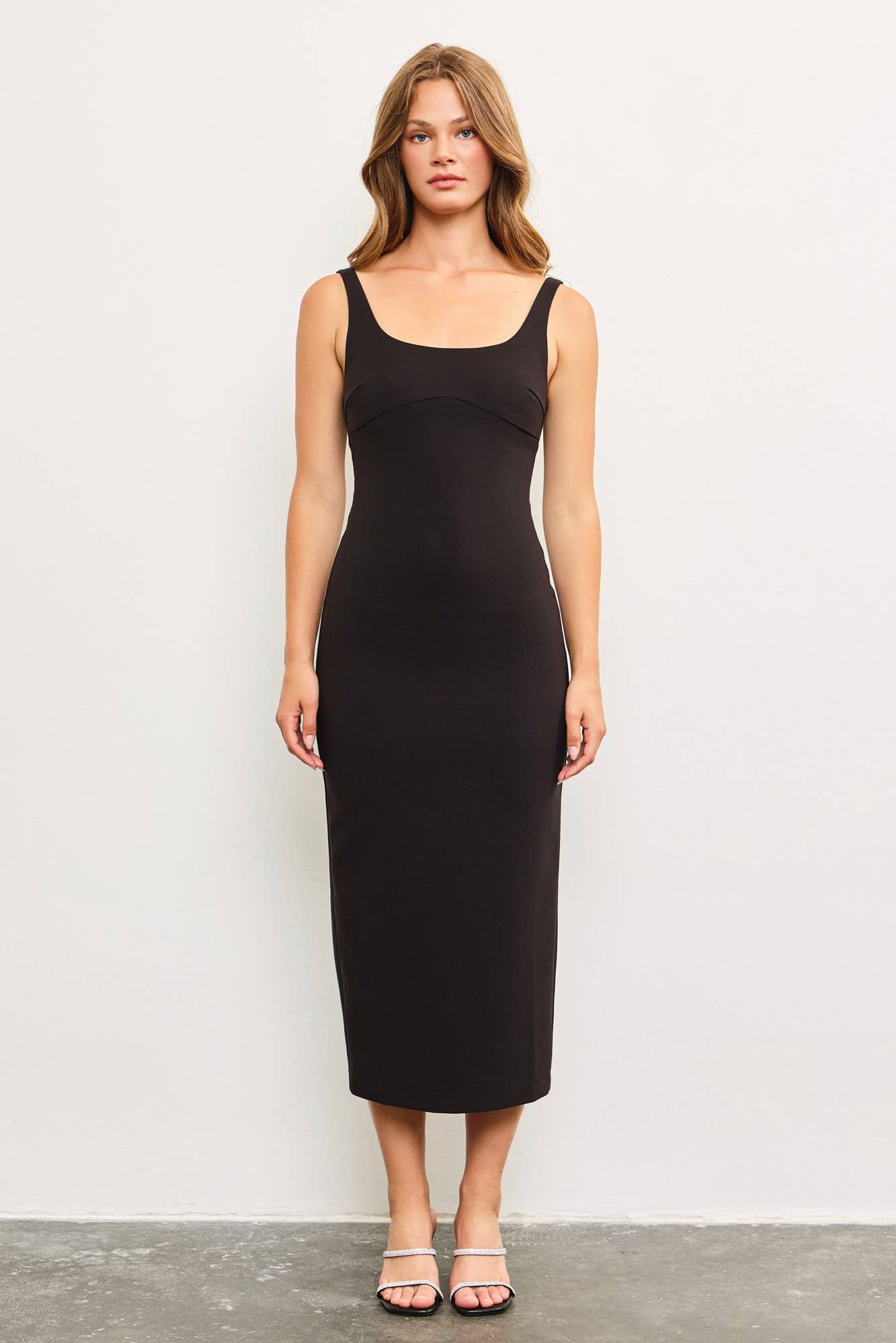 MEDINA Back Slit Dress