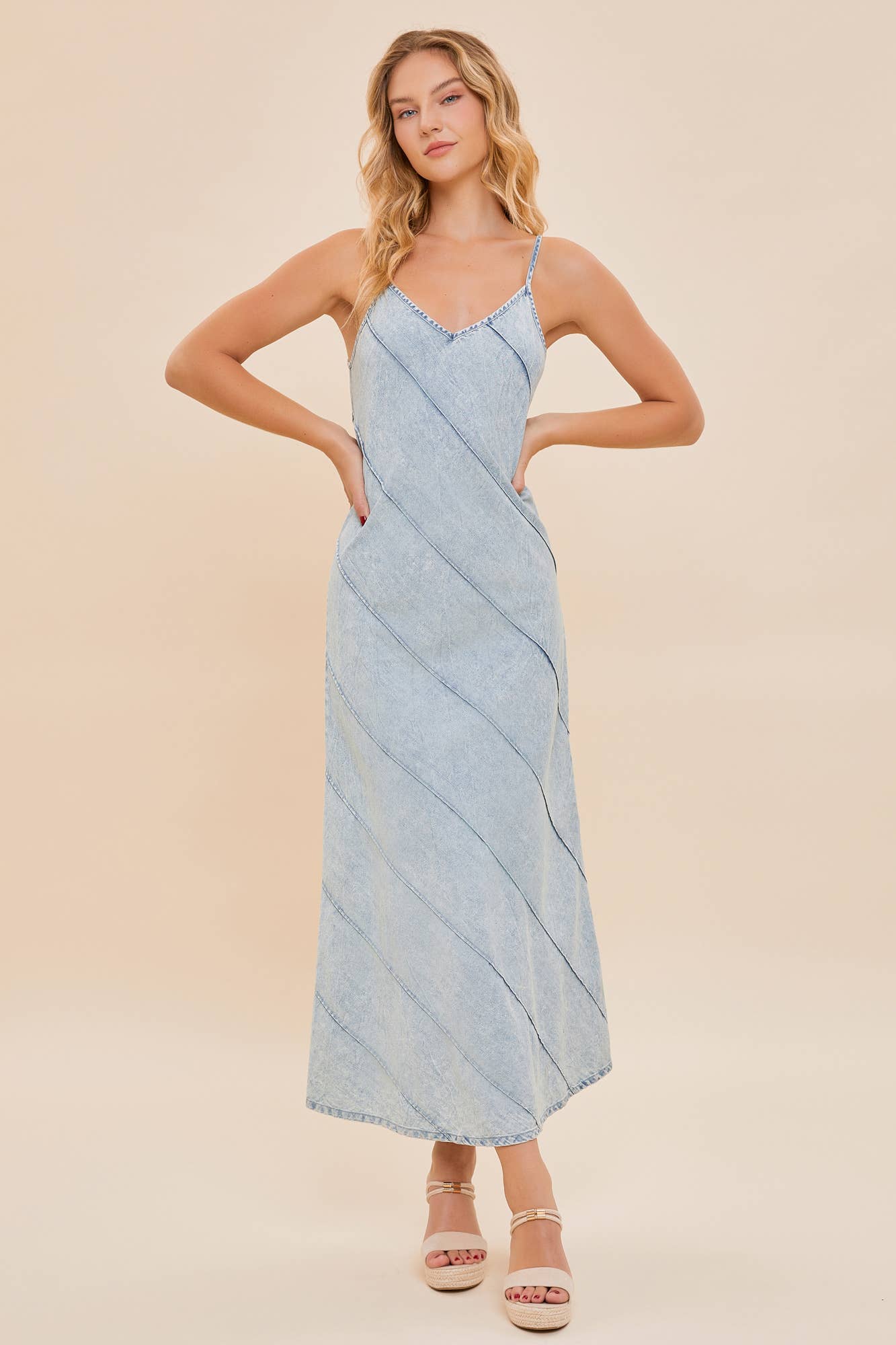 DAFFODIL Maxi Denim Dress