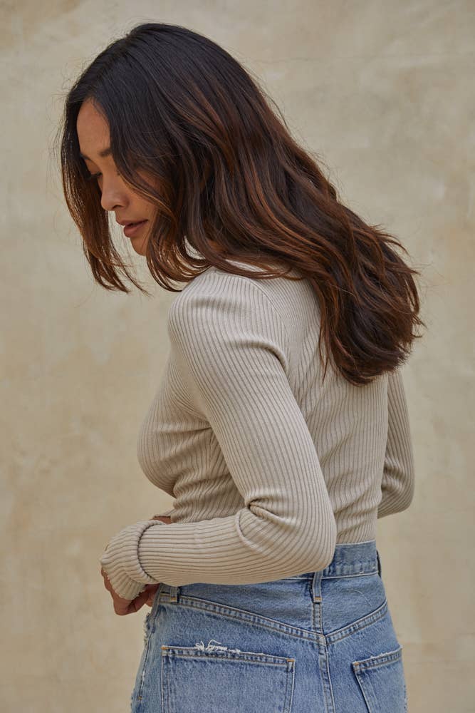 FERN Ribbed Long Sleeve