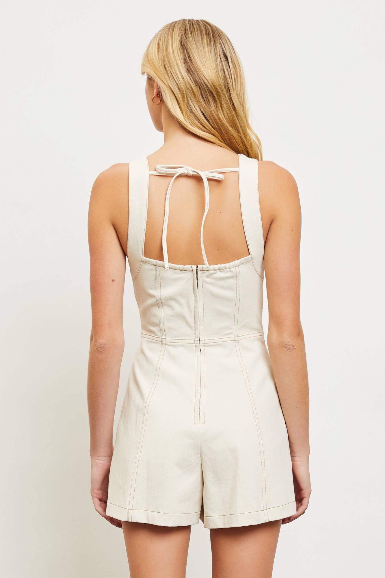 SKIPPER Tie-Back Romper