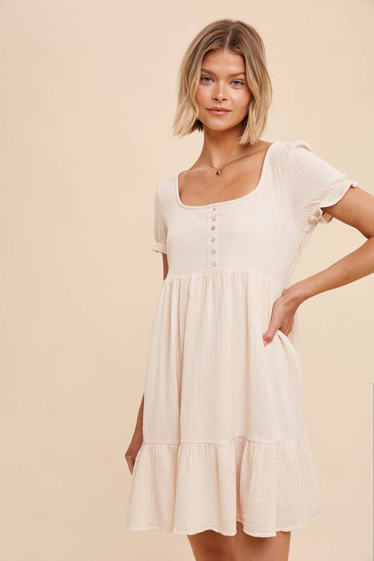BUCKLEY Babydoll Henley Dress