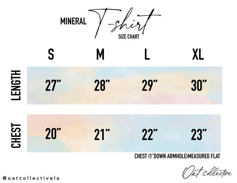 SMALL TOWN GIRL Mineral Washed Graphic Top
