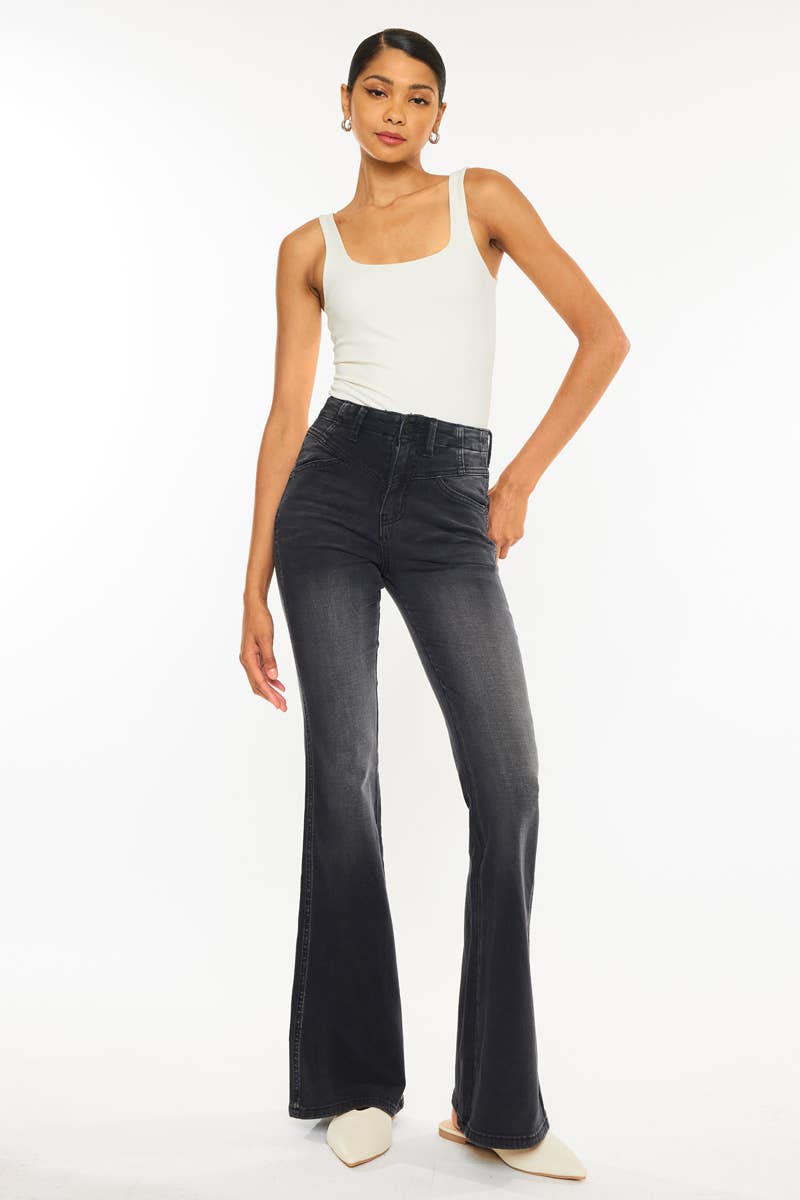 BELLEVUE High Rise Flare Jeans