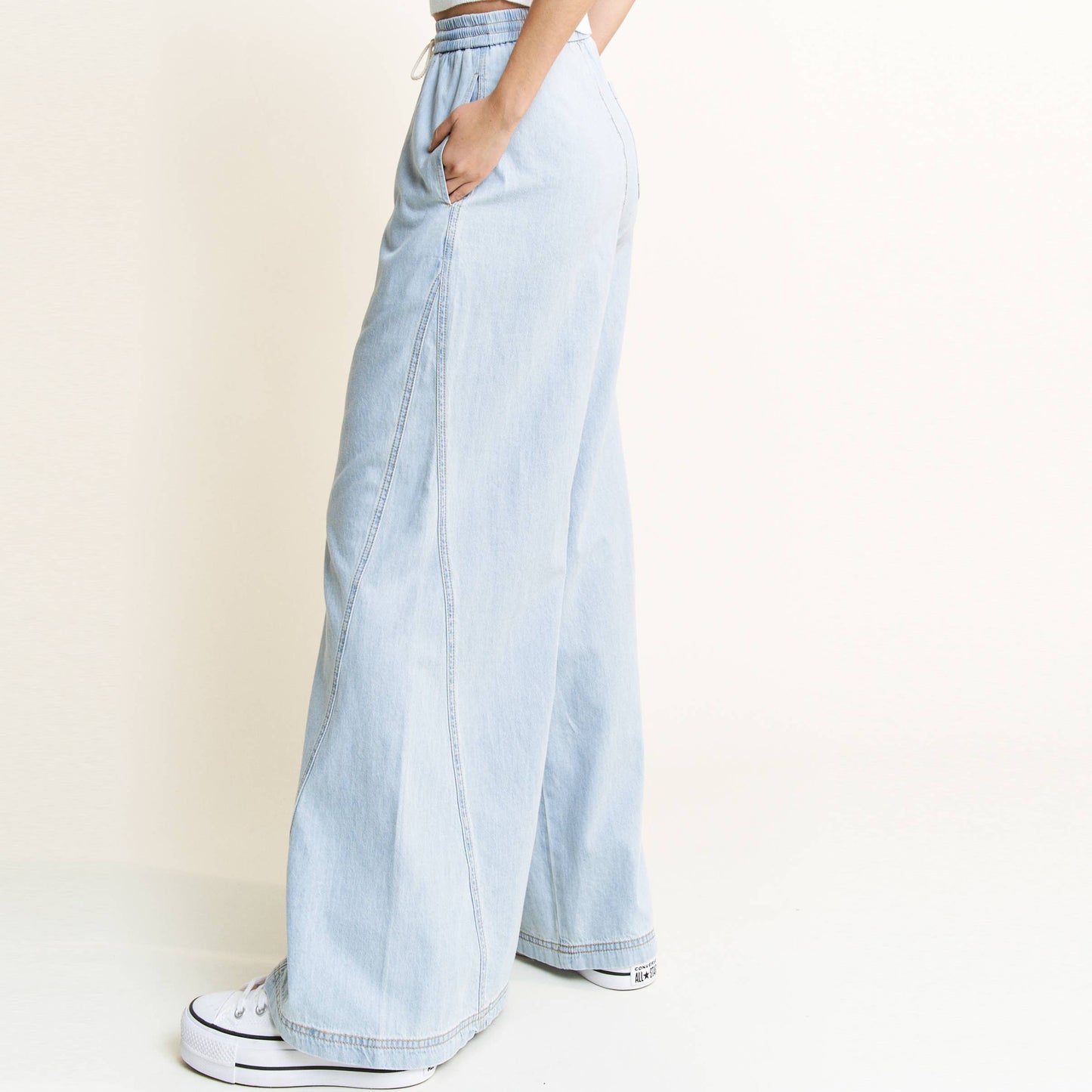 CINCH ME Ultra Soft Wide Leg Jean Pants