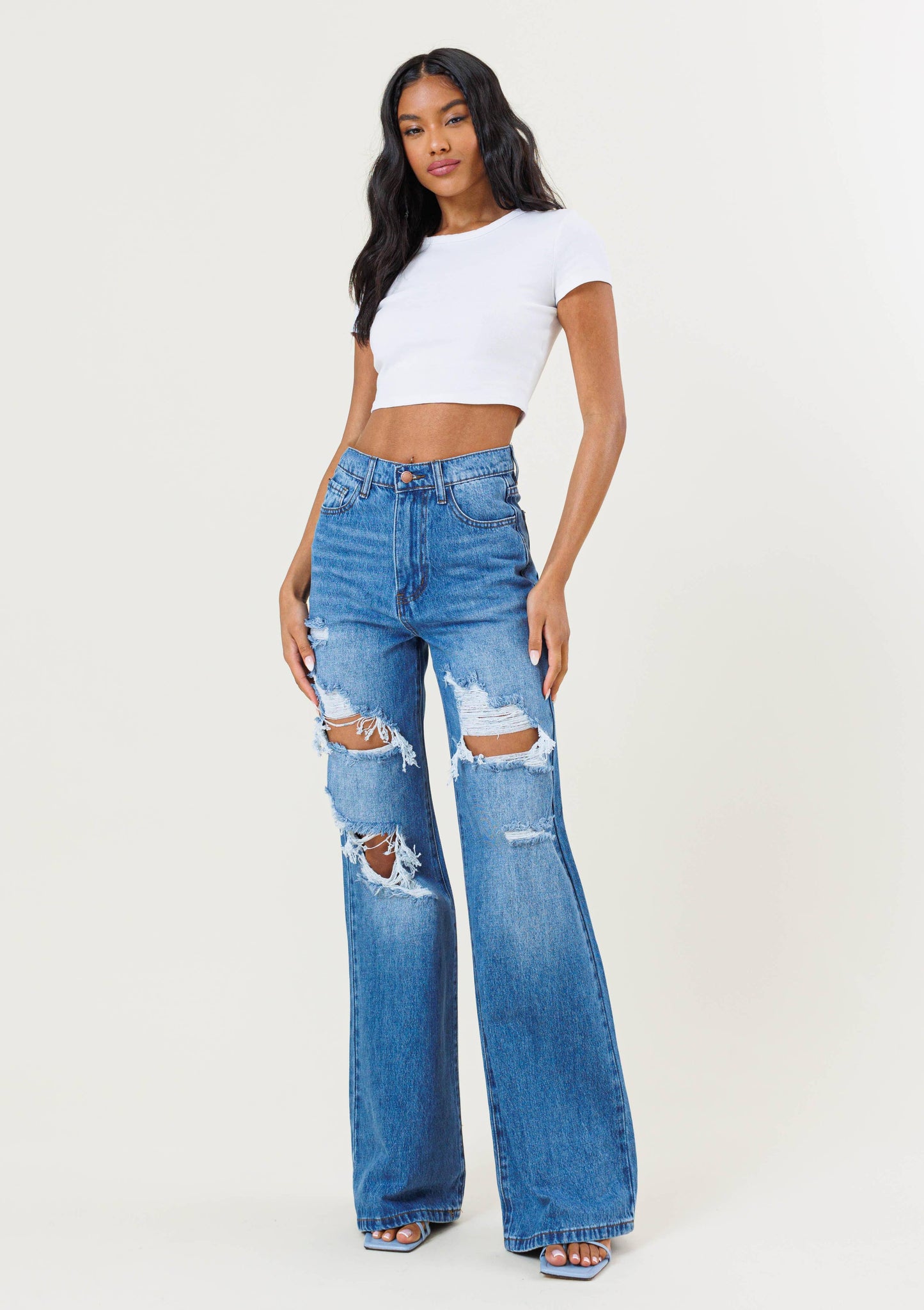 EDGEWICK Wide Leg Jeans