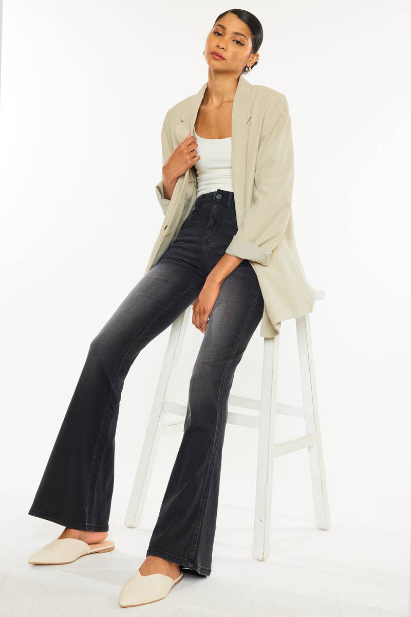 BELLEVUE High Rise Flare Jeans